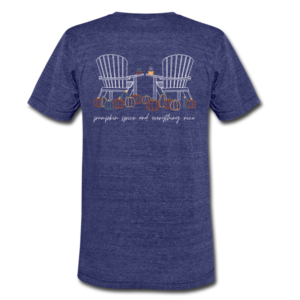 Pumpkin Patch Short Sleeve Tee - heather indigo