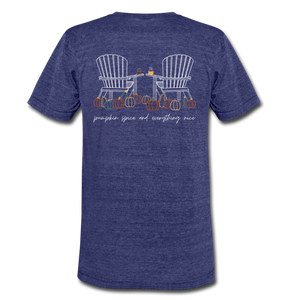 Pumpkin Patch Short Sleeve Tee - heather indigo