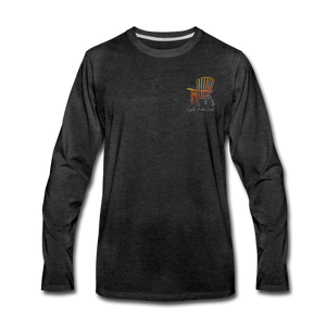 Bonfire Long Sleeve Tee - charcoal gray