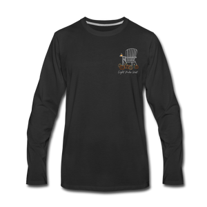 Pumpkin Patch Long Sleeve Tee - black