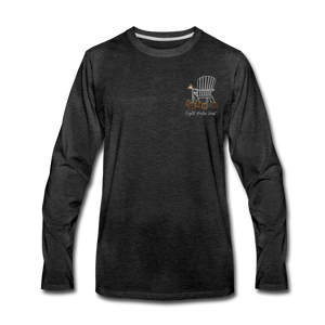 Pumpkin Patch Long Sleeve Tee - charcoal gray