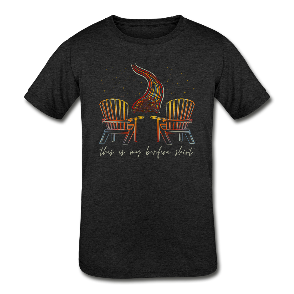 Kids' Bonfire Short Sleeve Tee - heather black